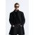 Zara Пальто с отсоедаемым воротником , Цвет: Черный, Размер: XXL (US XXL), изображение 2