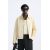 Zara Укороченная куртка с разрезом , Цвет: Бежевый, Размер: M (US M), изображение 2