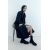 Zara Тканевые ботинки на щиколотку с протекторной подошвой , Цвет: Черный, Размер: 35