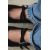 Zara Балетки из кожи с двойным ремешком, Цвет: Черный, Размер: 35, изображение 2