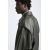 Zara Кожаная куртка с карманами , Цвет: Зеленый, Размер: S-M (US S-M), изображение 4