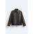 Zara Куртка из кожи с карманами , Цвет: Коричневый, Размер: S (US S), изображение 8