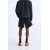 Zara Полосатые бермуды с сохрани  , Цвет: Синий, Размер: S, изображение 5