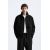 Zara Пальто из шерстяной смеси с карманами , Цвет: Черный, Размер: M (US M), изображение 2
