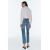 Zara Высокая посадка джинсов с карманами на молнии спереди и сзади, Цвет: Синий, Размер: 32, изображение 6