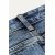 Zara Широкие джинсы с высокой талией коллекции zw , Цвет: Синий, Размер: 36, изображение 9