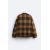 Zara Проверьте куртку из искусственного меха , Цвет: Коричневый, Размер: S-M (US S-M), изображение 8