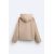 Zara Укороченный свитшот с длинными рукавами и асимметричным низом с деталями в виде вытачек, Цвет: Коричневый, Размер: L-XL (US L-XL), изображение 8