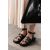 Zara Сандалии на платформе с пряжками , Цвет: Черный, Размер: 37, изображение 2