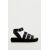Zara Сандалии на платформе с пряжками , Цвет: Черный, Размер: 37, изображение 3