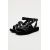 Zara Сандалии на платформе с пряжками , Цвет: Черный, Размер: 37, изображение 4