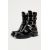 Zara Кожаные вырезанные ботильоны с пряжками , Цвет: Черный, Размер: 35, изображение 5