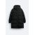 Zara Длинное пуховое пальто , Цвет: Черный, Размер: M (US M), изображение 8