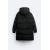 Zara Длинное пуховое пальто , Цвет: Черный, Размер: M (US M), изображение 9