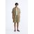 Zara Бермудские шорты с текстурным вязанием, сделанные из открытой ткани, Цвет: Зеленый, Размер: S