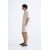 Zara Шорты-бермуды с текстурным крючком , Цвет: Белый, Размер: XL, изображение 4