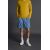 Zara Текстурированные тренировочные шорты , Цвет: Синий, Размер: S, изображение 2