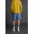 Zara Текстурированные тренировочные шорты , Цвет: Синий, Размер: S, изображение 3