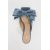 Zara Бархатные мюли с бантом , Цвет: Синий, Размер: 38, изображение 7