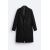 Zara Пальто из шерстяно-хлопковой смеси, Цвет: Черный, Размер: S (US S), изображение 8