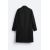 Zara Пальто из шерстяно-хлопковой смеси, Цвет: Черный, Размер: S (US S), изображение 9