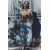 Zara Высокие джинсы с высокой талией и эластичной резинкой, Цвет: Синий, Размер: 32