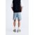 Zara Базовые джинсовые бермуды с сохраненным разделителем , Цвет: Синий, Размер: EU 36 (US 29), изображение 3