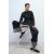 Zara Кроссовки для бега с контрастными материалами и вставками из кожи, Цвет: Черный, Размер: 35, изображение 2