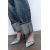 Zara Туфли на высоком каблуке из денима , Цвет: Синий, Размер: 35, изображение 2