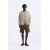 Zara Разделяющий и сохрани  faded jogging bermuda shorts , Цвет: Коричневый, Размер: S (US S)