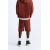 Zara Бермуды из трикотажа с эффектом искусственного меха, Цвет: Красный, Размер: S, изображение 3