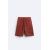 Zara Бермуды из трикотажа с эффектом искусственного меха, Цвет: Красный, Размер: S, изображение 6
