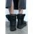 Zara Плоские стеганые ботинки до щиколотки с меховым подкладом , Цвет: Черный, Размер: 36, изображение 5