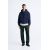 Zara Худи из хлопка с начесом изнутри, Цвет: Синий, Размер: S (US S)