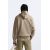 Zara Худи с разделителем hoodie , Цвет: Бежевый, Размер: XL (US XL), изображение 3