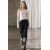 Zara Кожаные ботильоны с квадратным носком и высоким голенищем, Цвет: Черный, Размер: 37