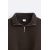 Zara Толстовка с молнией на четверть , Цвет: Коричневый, Размер: XXL (US XXL), изображение 10