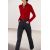 Zara   zw коллекция джинсов bootcut высокая талия капри, Цвет: Синий, Размер: 32, изображение 5