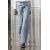 Zara Сохрани  zw коллекция джинсов с отделкой в стиле relaxed fit с прямыми брюками и средним посадкой , Цвет: Синий, Размер: 32, изображение 4