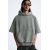 Zara Худи с широким кроем, изготовленное из хлопка с начесом внутри, Цвет: Серый, Размер: S (US S), изображение 5
