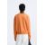 Zara Укороченный свитшот облегающего кроя , Цвет: Оранжевый, Размер: S (US S), изображение 3