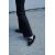 Zara Украшенные бархатные лоферы , Цвет: Черный, Размер: 35, изображение 2