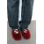 Zara   faux fur ballet flats , Цвет: Красный, Размер: 35, изображение 2