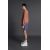 Zara Оversized свитшот с круглым вырезом и длинными рукавами, Цвет: Оранжевый, Размер: S (US S), изображение 4