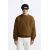 Zara Свитшот с круглым вырезом и манжетами , Цвет: Бежевый, Размер: S (US S), изображение 2