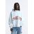 Zara Худи с принтом лозунга , Цвет: Серый, Размер: S (US S), изображение 2