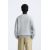 Zara Свитер с контрастным интерьером , Цвет: Серый, Размер: M (US M), изображение 3