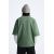 Zara Свитшот с вышитым лозунгом , Цвет: Зеленый, Размер: S (US S), изображение 3
