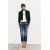 Zara Низко посаженные укороченные джинсы с пятью карманами, Цвет: Синий, Размер: 32