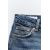 Zara Низко посаженные укороченные джинсы с пятью карманами, Цвет: Синий, Размер: 32, изображение 10